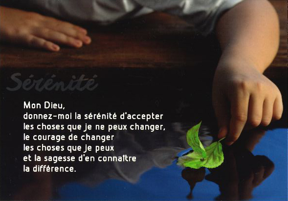 Kaart 10,5x15cm - Sérénité