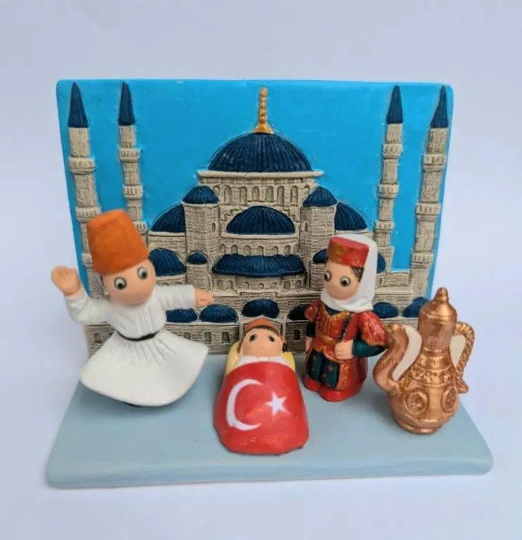 Nativity ceramic "Turkey" - 7x9cm