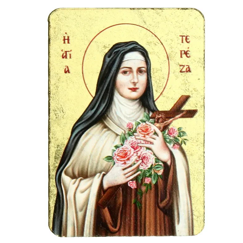 Magnet icon/wood - 55x80mm - H. Theresa