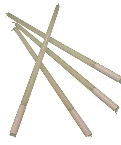 [KAA-20OFK25GR] Offerkaars gebandoleerd 25gr - 500/karton (28 cm - Ø 15mm) 