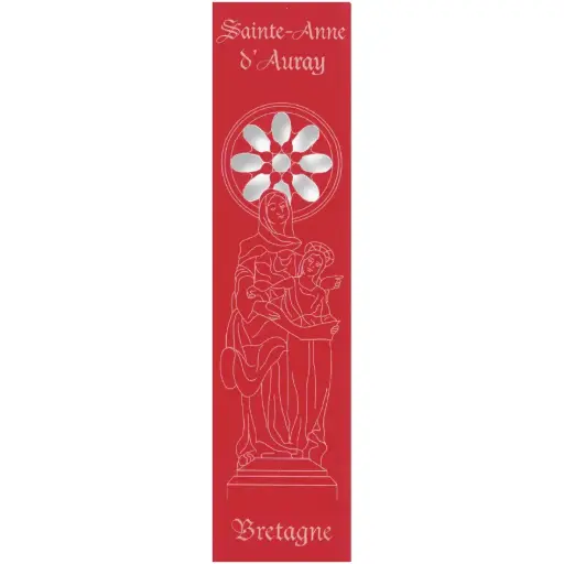 [PDO-00MPL925] Marque-page découpé - Sainte Anne d'Auray - assorti (52,5x210mm)