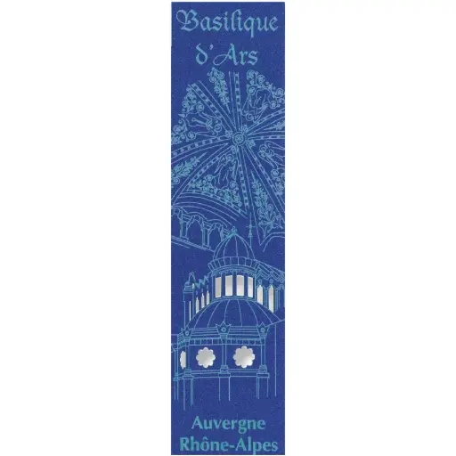 [PDO-00MPL714] Marque-page découpé - Basilique d'Ars - assorti (52,5x210mm)