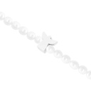 Armbandje parelmoer - "New Wonderful Moments"- Collection"  - Engel verzilverd