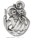 Wegbegeleider - H.Kristoffel - 3,5x5,5cm clip zonneklep auto