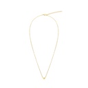 Kettinkje verguld - "Love IT"- Collection  - Hart (42+5cm)