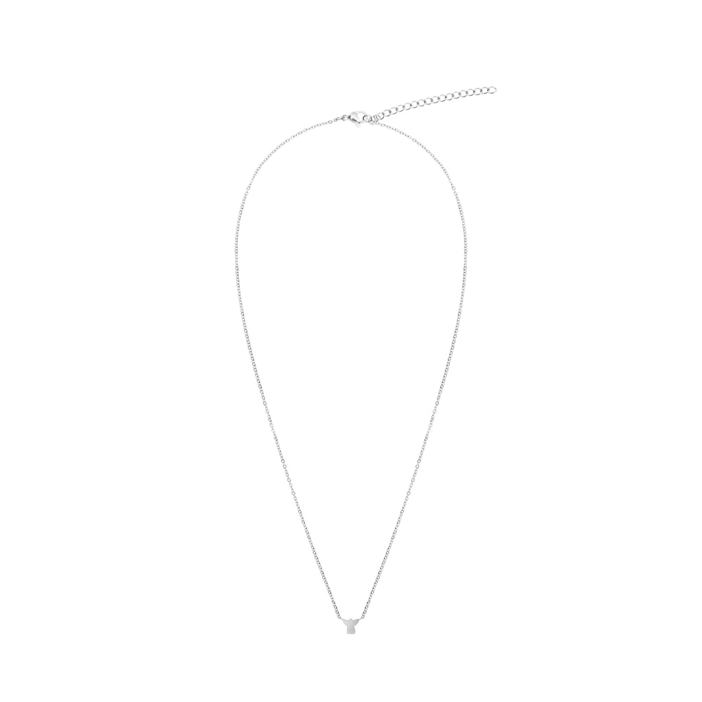 Kettinkje verzilverd - "Love IT"- Collection  - Engel (42+5cm)