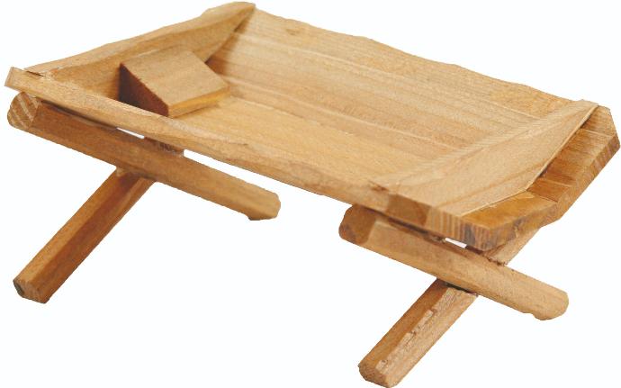 Petit berceau (pour enfant Jésus jusqu'… 11cm)