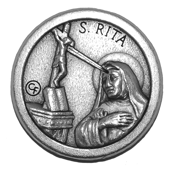 Magnet rund - Hl Rita (Ø25mm)