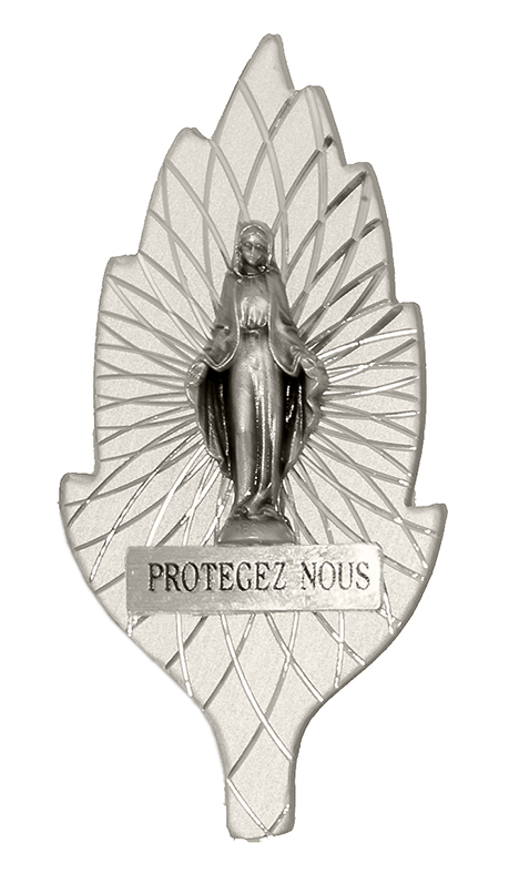 Aimant feuille - Miraculeuse (63x30mm)