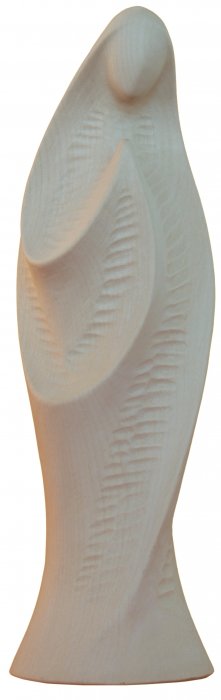 Beeld OLV biddend - houtsnij/natuur - 11cm