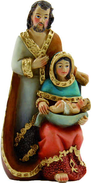 Beeld H Familie - polystone - 6cm