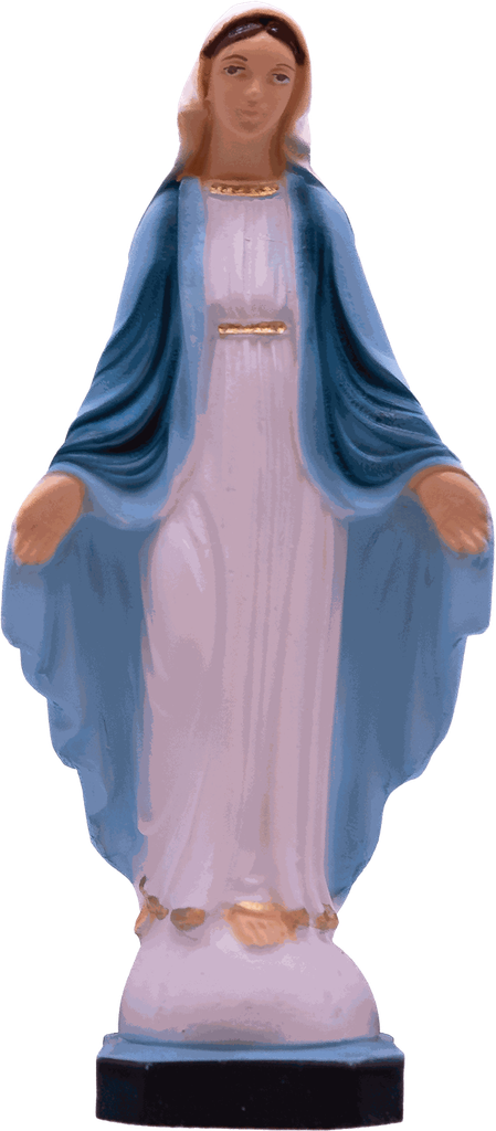 Statue Miraculeuse - résine/couleur - 15cm