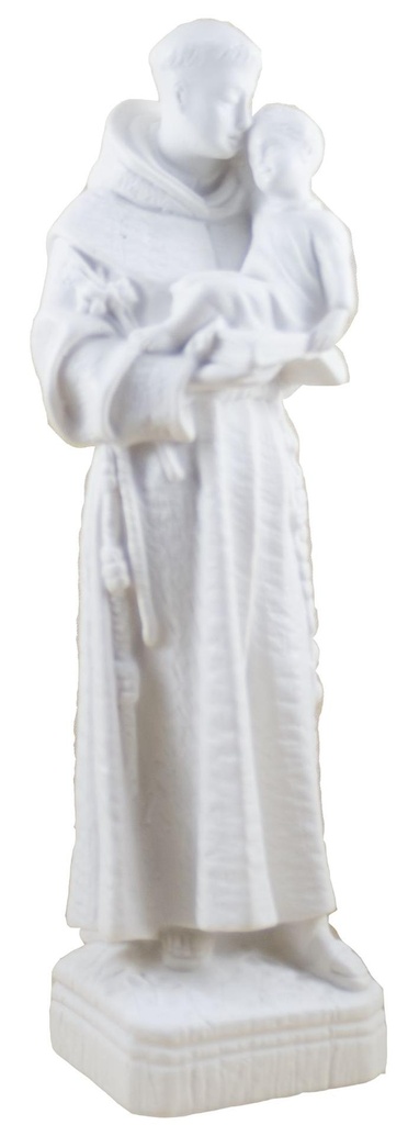 St antonius - kunsthars/wit - 20*06cm