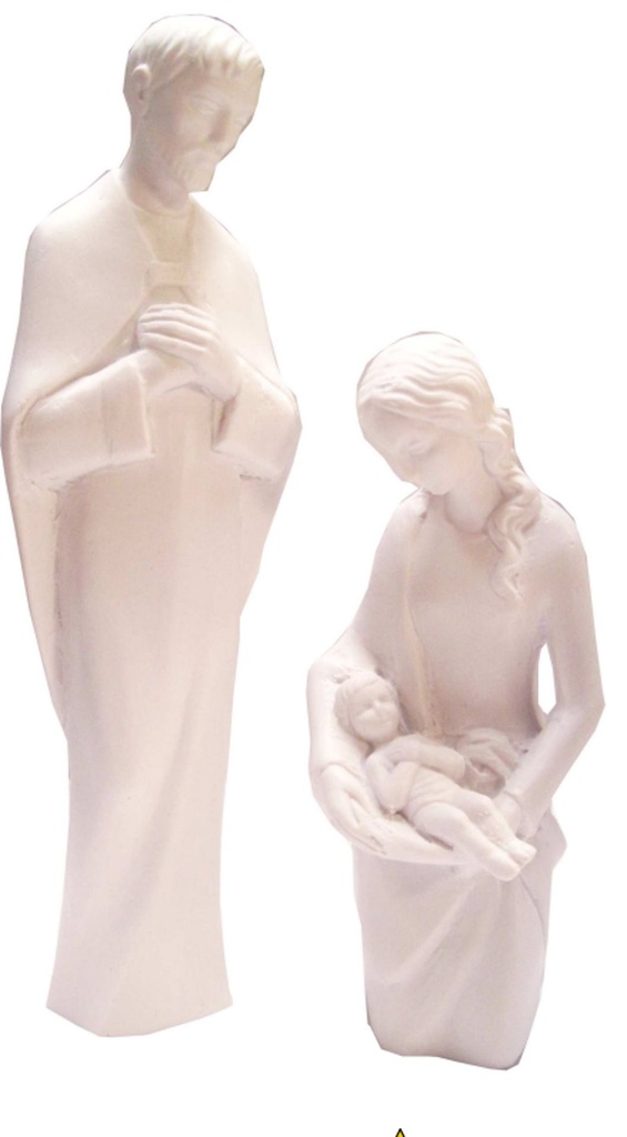 Nativiteit  - kunsthars/wit - 29*9cm