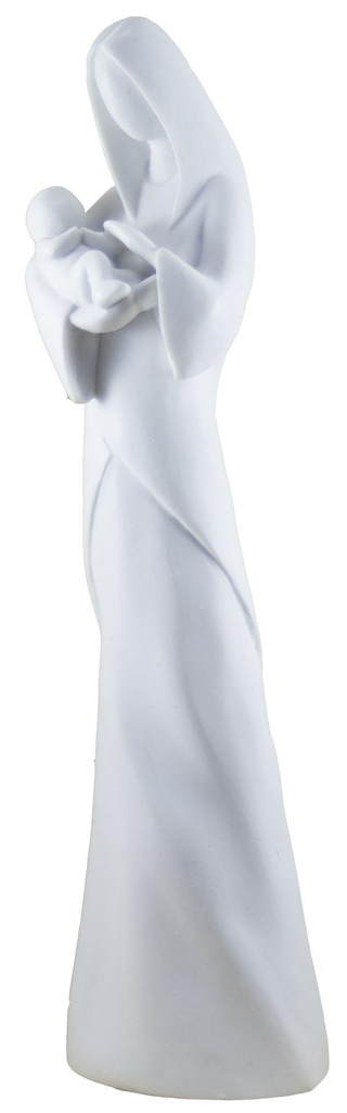 Madonn with infant  - kunsthars/wit - 32*9cm