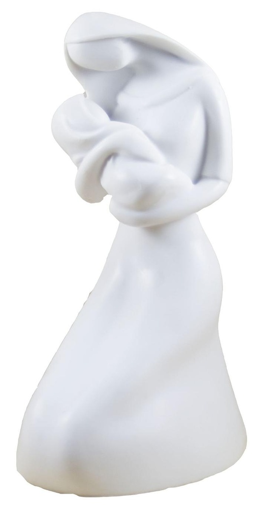 Vierge agenouillée  - résine/blanche - 17*10cm