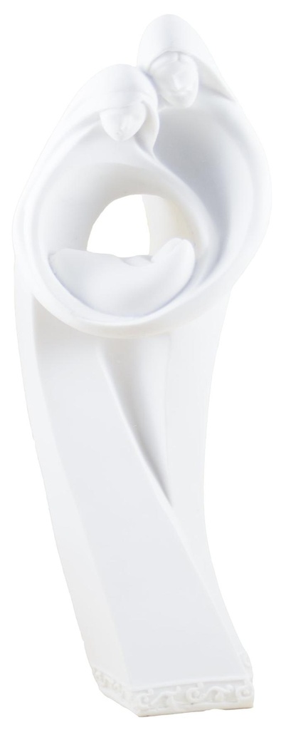 Ste Famille moderne - résine/blanche - 24*9cm