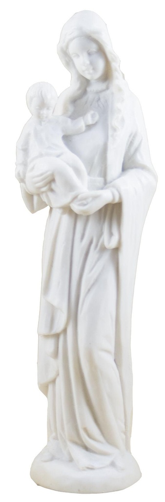 Vierge tendresse  - résine/blanche - 18 cm