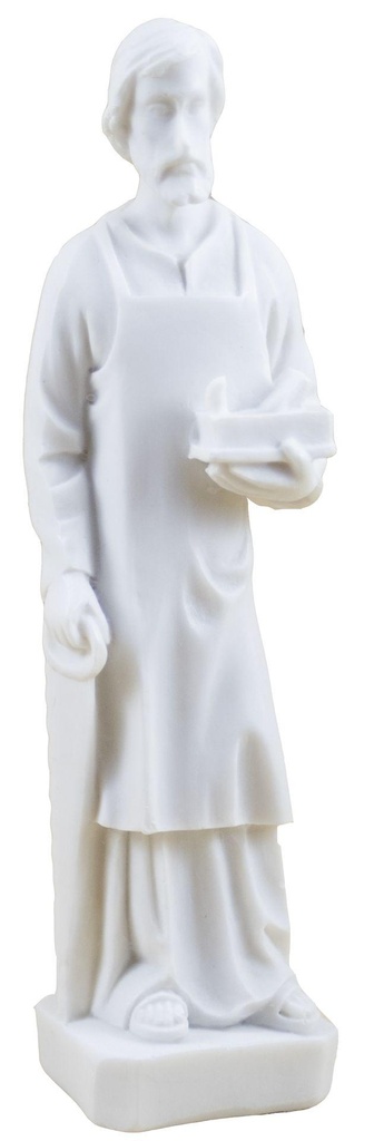 S Joseph charpentier  - résine/blanche - 13*3cm