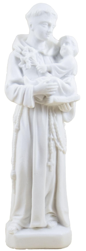 S Antoine  - résine/blanche - 15 cm