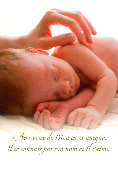 Kaart - 10x15cm - Aux yeux de Dieu...