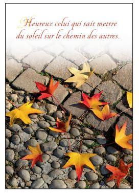 Kaart - 10x15cm - Heureux celui qui sait...