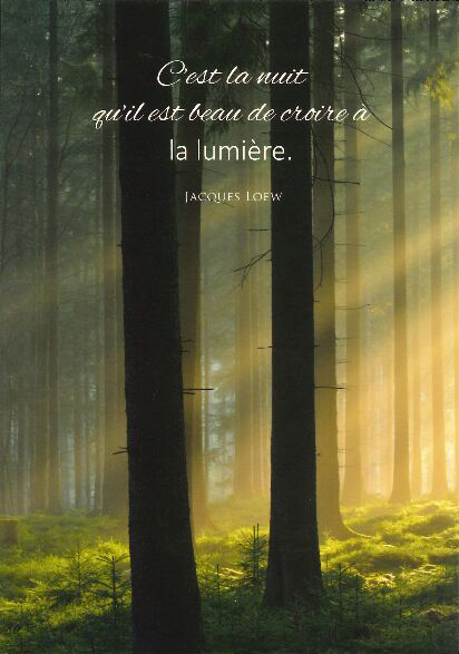 Carte simple - 10x15cm - C'est la nuit qu'il est...