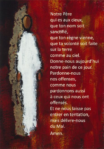 Carte simple - 10x15cm - Notre Père
