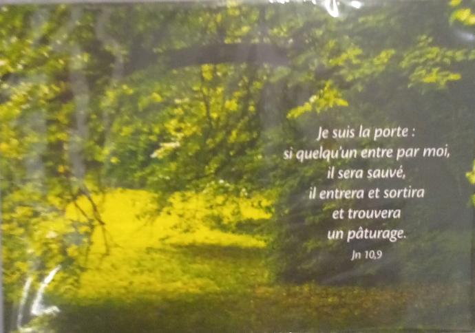 Kaart - 10x15cm - Je suis la porte ... Jn 10,9