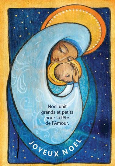 Carte simple Noël - 10x15cm - Noël unit grands et...