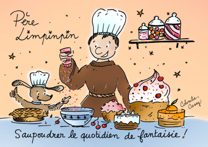 Kaart 'Moineaux' - 10,5x15cm - Père Limpinpin ...