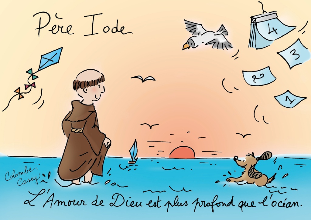 Carte simple 'Moineaux' - Père Iode