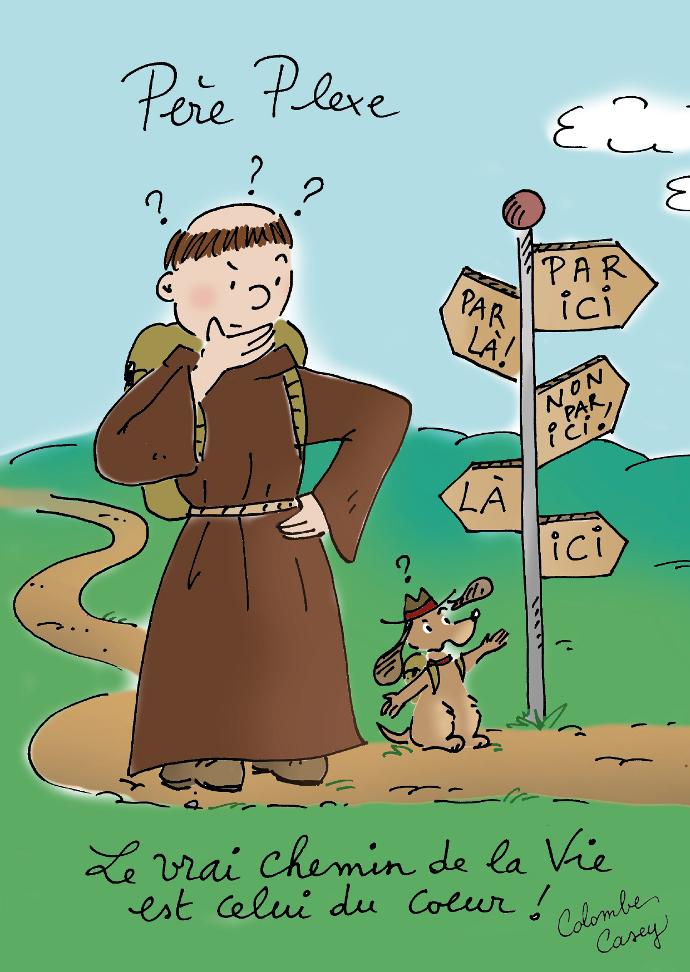 Kaart 'Moineaux' - 10,5x15cm - Père Plexe