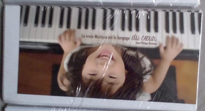 Kaart panor. 10,5x21cm + enveloppe - La vraie musique