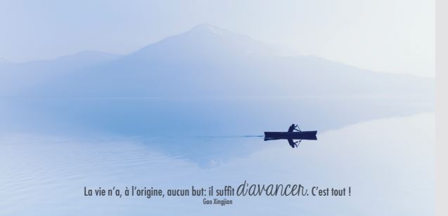 Kaart panor. 10,5x21cm + enveloppe - La vie n'a,