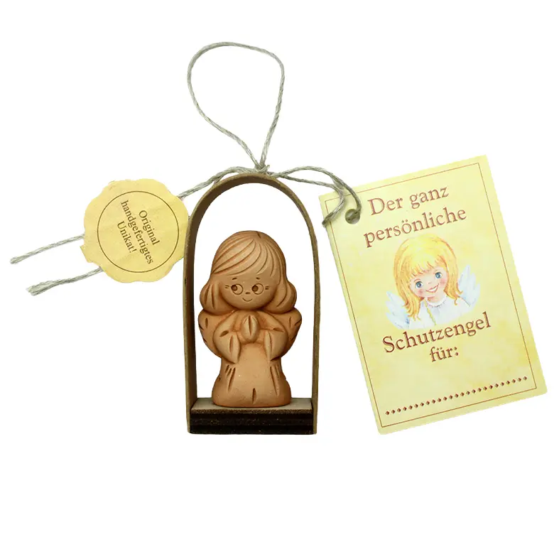 Angelot terre cuite/arche - Allemand