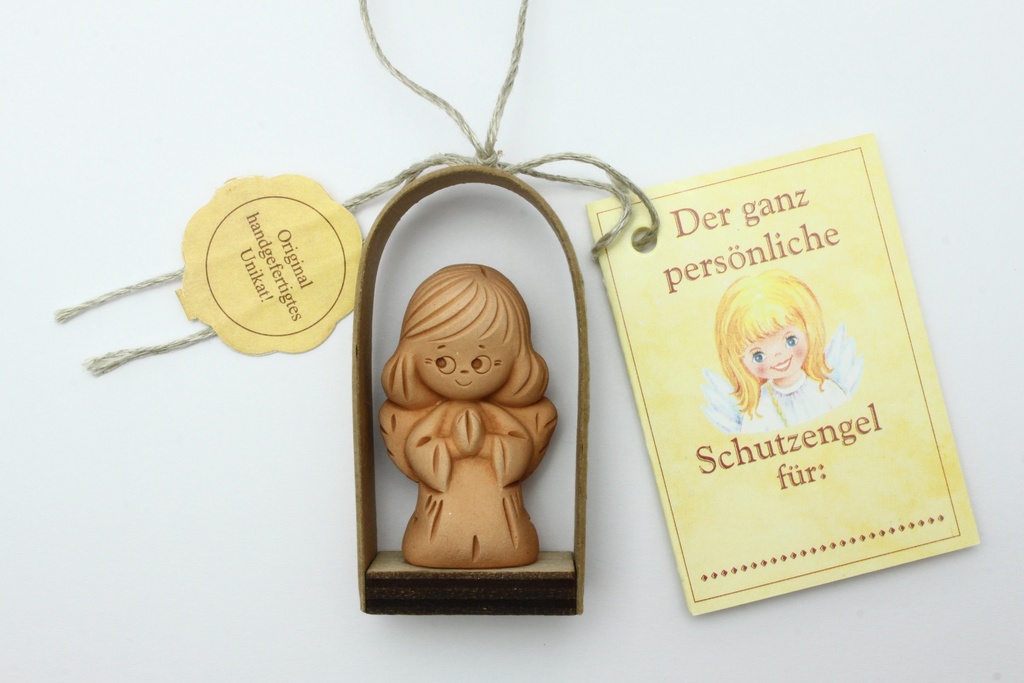 Schutsengel terracotta/Duits - boogje