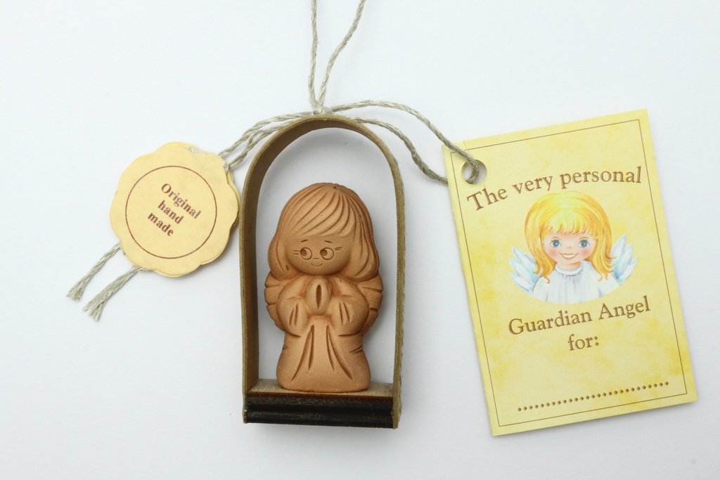 Schutsengel terracotta/Engels - boogje