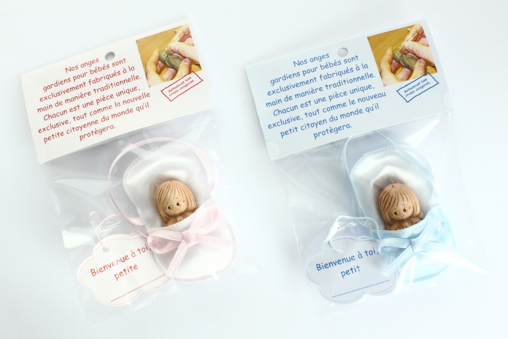 Babyengel/FR - assorti blauw/roze