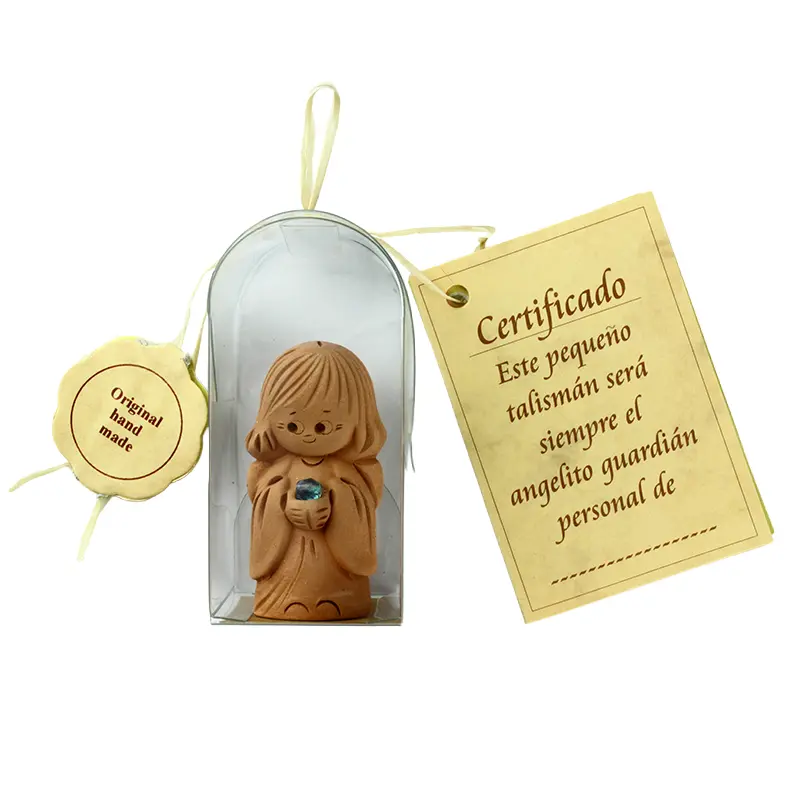 Schutzengel TC mit steine assortiert in cello - Tekst Spanis