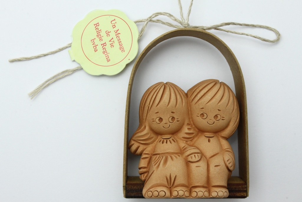 Engel Droompaar terracotta (zonder tekst)