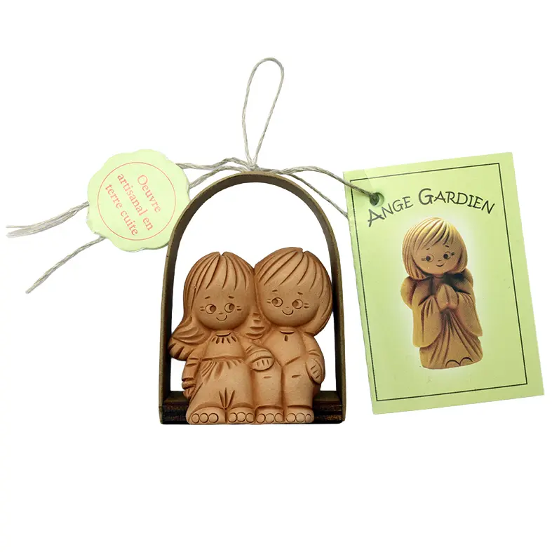 Engel Droompaar terracotta/Frans