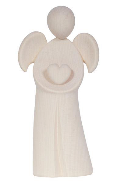Engel Amore mit Herz - 9cm - natur