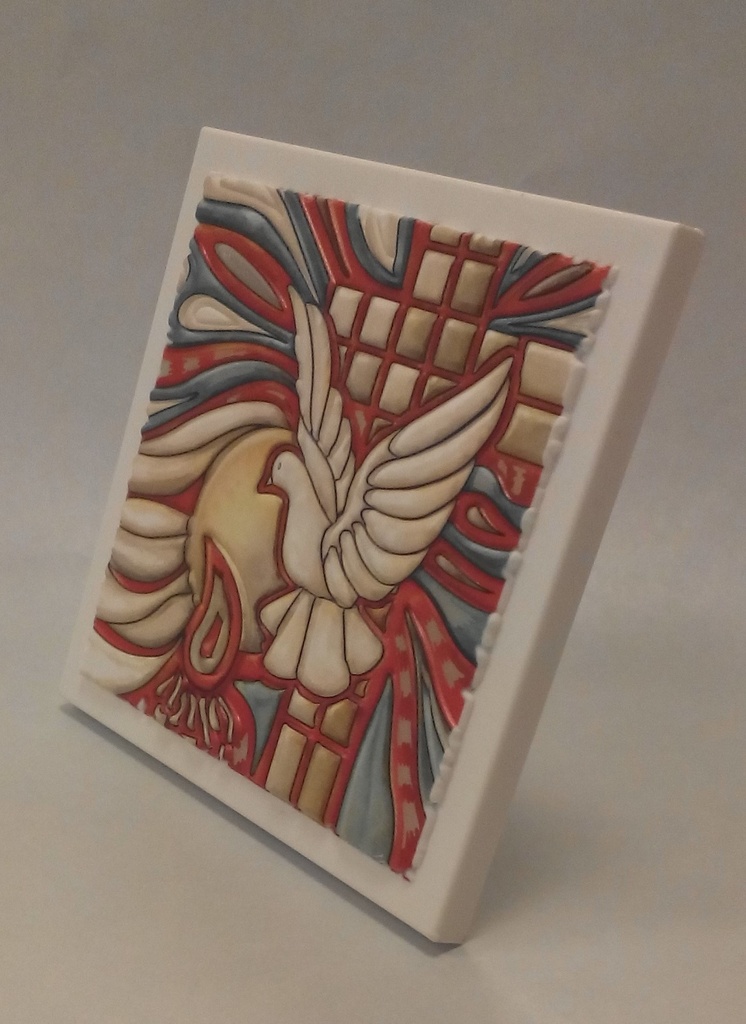 Tegeltje poly - H. Geest (100x100mm)