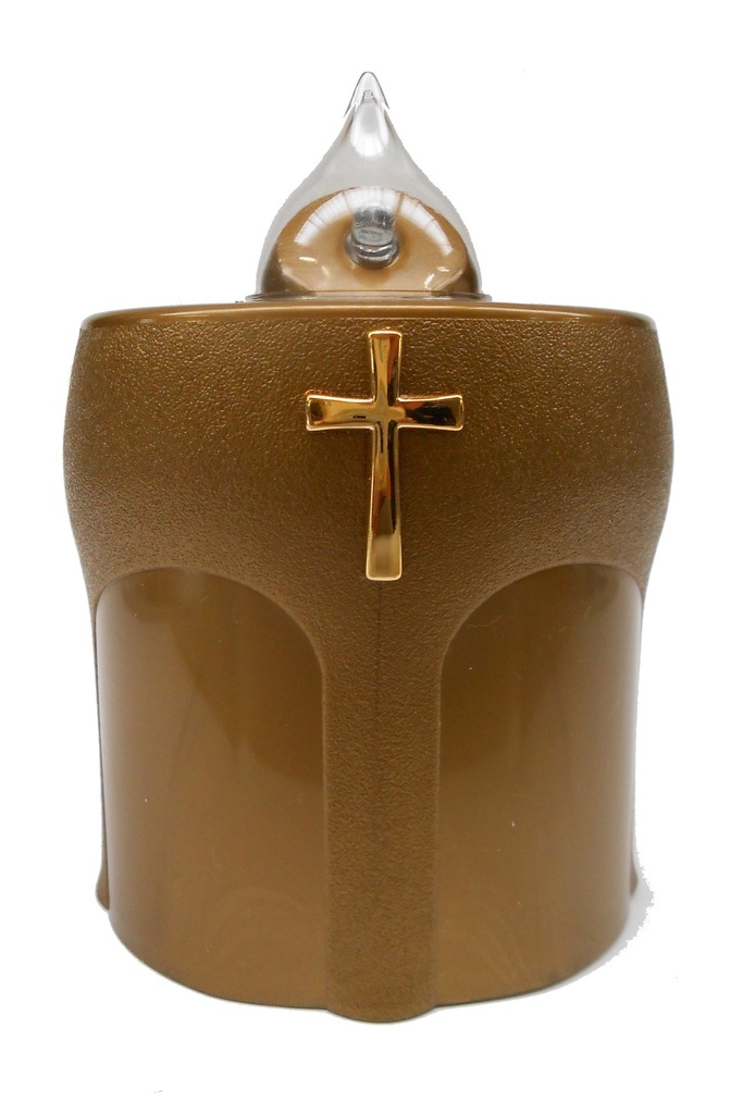 Candle Lumada VDS500 GOLD (Yell/Flick) Cross (78x58x108mm)