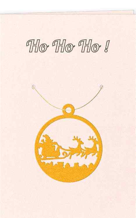 CARTE DOUBLE HO ! HO ! HO !