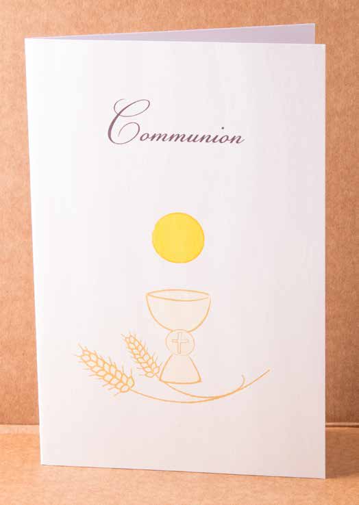 CARTE DOUBLE COMMUNION