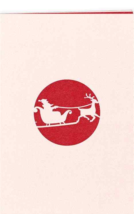 CARTES DOUBLES LUCARNE PERE NOEL