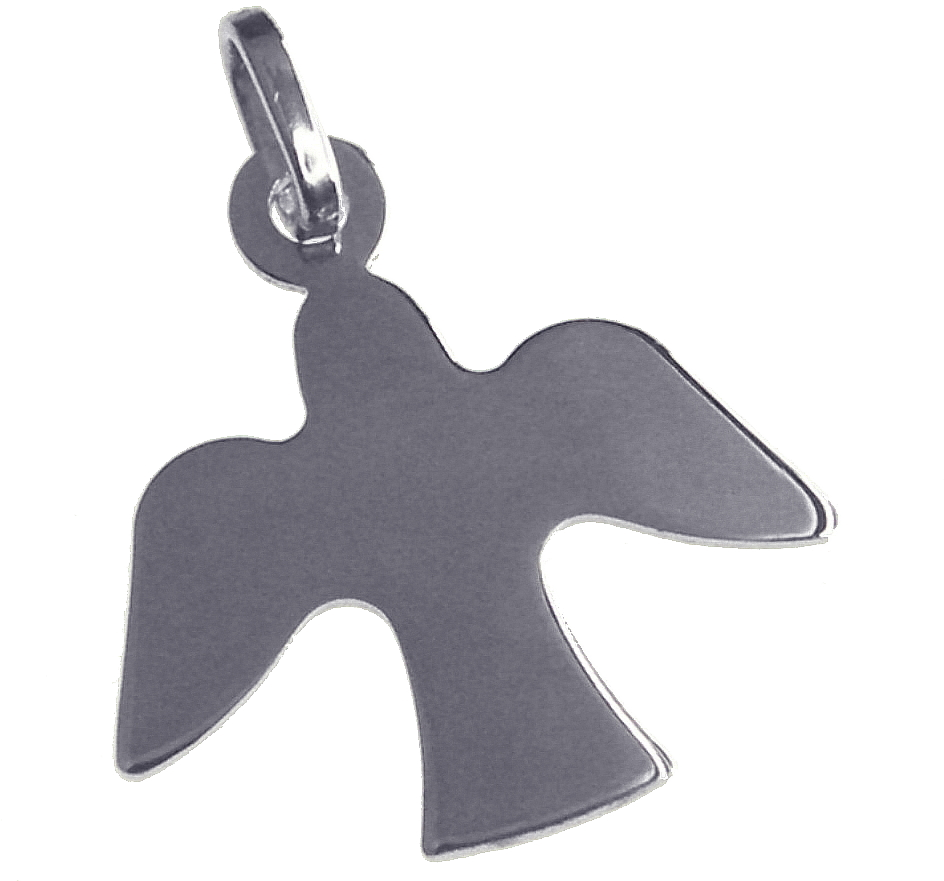 Anhänger Taube - AG 925% rhodoniert(17x20mm)