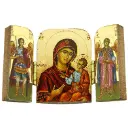 Triptique doré (45x80mm)